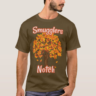 Schmuggler Notch Vermont Herbst Urlaub Folia T-Shirt