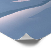 Schmugglerkerbe Skigebiet Reiseplakat Poster (Ecke)