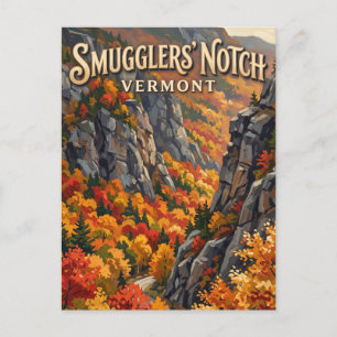 Schmugglerkerbe Stowe Vermont Postkarte