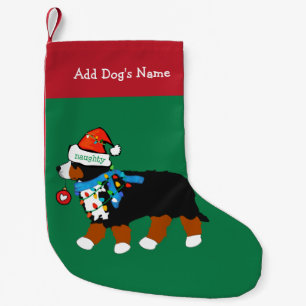 Schmuseweihnachten Berner Sennenhund Custom Kleiner Weihnachtsstrumpf
