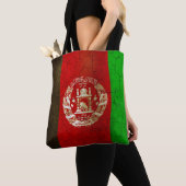 Schmutz-Afghanistan-Flagge Tasche (Von Nahem)