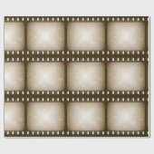 Schmutz-alter verkratzter Film Geschenkpapier (Flach)