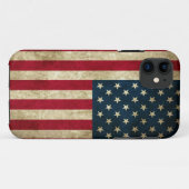 Schmutz-amerikanische Flagge Case-Mate iPhone Hülle (Rückseite (Horizontal))
