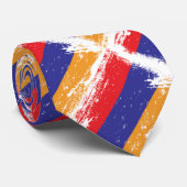 Schmutz-Armenien-Flagge Krawatte (Gerollt)
