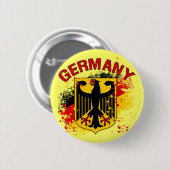 Schmutz-Art-Deutschland-Wappen und Flagge Button (Vorne & Hinten)