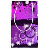 Schmutz-Art-Musik-Fahne 3 Kleine Geschenktüte (Vorderseite)