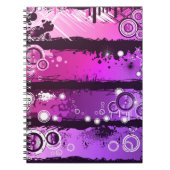 Schmutz-Art-Musik-Fahne 3 Notizblock (Vorderseite)