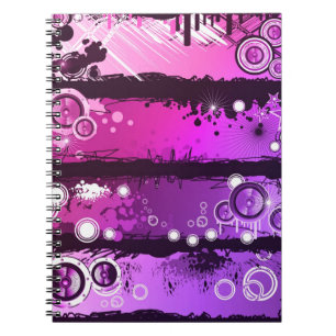 Schmutz-Art-Musik-Fahne 3 Notizblock