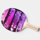 Schmutz-Art-Musik-Fahne 3 Tischtennis Schläger (Seitenansicht)