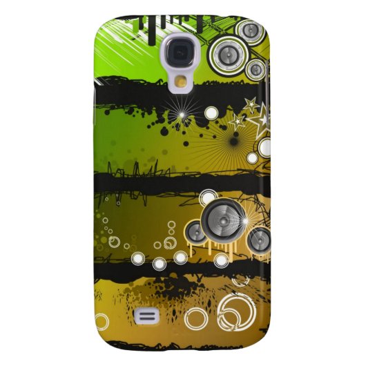 Schmutz-Art-Musik-Fahne Case-Mate Samsung Galaxy Hülle (Rückseite)