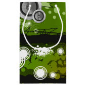 Schmutz-Art-Musik-Fahne Kleine Geschenktüte (Rückseite)