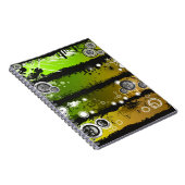 Schmutz-Art-Musik-Fahne Notizblock (Rechte Seite)