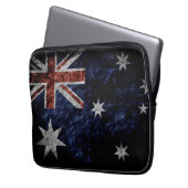 Schmutz-Australien-Flagge 4 Laptopschutzhülle (Vorderseite Links)