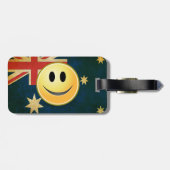 Schmutz-australischer Gepäckanhänger (Rückseite horizontal)