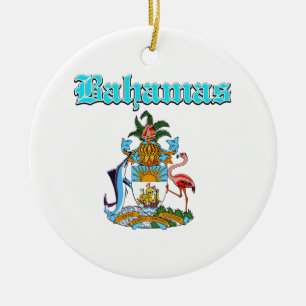 Schmutz-Bahamas-Wappen Entwürfe Keramikornament