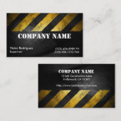 Schmutz-Bau Visitenkarte (Vorne/Hinten)