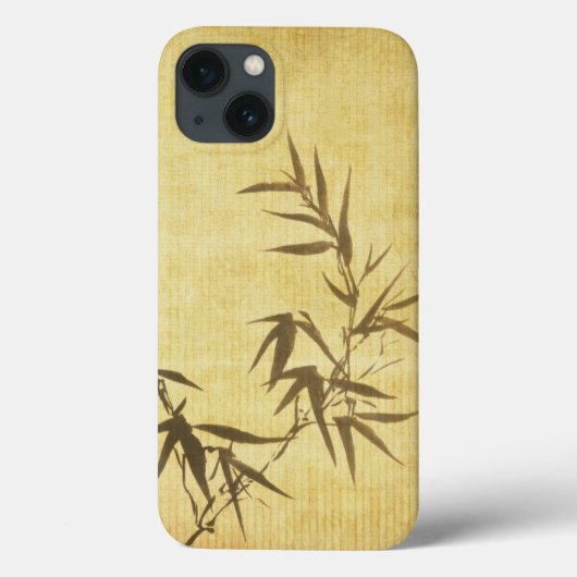 Schmutz befleckter Bambuspapierhintergrund Case-Mate iPhone Hülle (Rückseite)