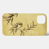 Schmutz befleckter Bambuspapierhintergrund Case-Mate iPhone Hülle (Rückseite (Horizontal))
