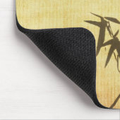 Schmutz befleckter Bambuspapierhintergrund Mousepad (Ecke)