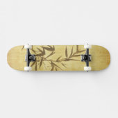 Schmutz befleckter Bambuspapierhintergrund Skateboard (Horizontal)