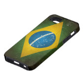 Schmutz-Brasilien-Flagge Case-Mate iPhone Hülle (unten)