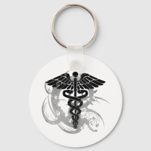 Schmutz Caduceus Schlüsselanhänger