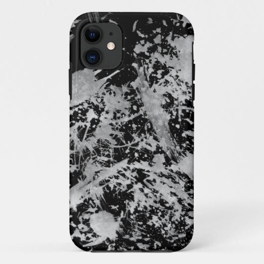 Schmutz Chaos™ Schwarzweiss-Farbe iPhone 5 Kasten Case-Mate iPhone Hülle (Rückseite)