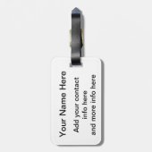 Schmutz-Colorado-Flagge Gepäckanhänger (Rückseite vertikal)