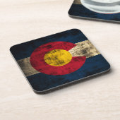 Schmutz-Colorado-Flagge Untersetzer (Linke Seite)