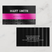 Schmutz-Damast-Visitenkarte 2 mit Seiten versehen Visitenkarte (Vorne/Hinten)