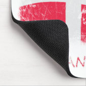 Schmutz-Dänemark-Flagge Mousepad (Ecke)