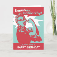 Schmutz die Patriarchy Funny Feminist Geburtstagsk