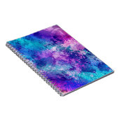 Schmutz-Druck-gewundenes Notizbuch Notizblock (Rechte Seite)