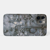 Schmutz-Eisen-Schwermetall Case-Mate iPhone Hülle (Rückseite (Horizontal))