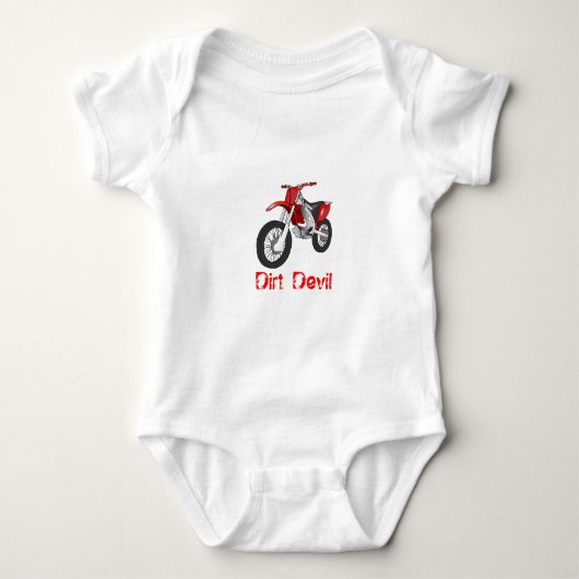Schmutz-Fahrrad-Baby Onsie Baby Strampler (Vorderseite)