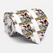 Schmutz-Fahrrad, das in den Schlamm in der Farbe Krawatte (Gerollt)