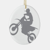 SCHMUTZ-FAHRRAD (grau) Keramikornament (Rechts)
