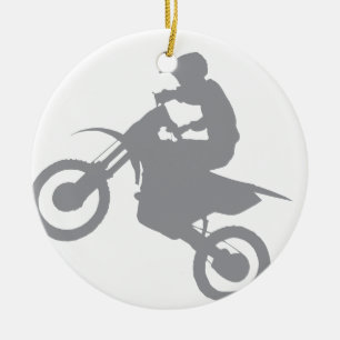 SCHMUTZ-FAHRRAD (grau) Keramikornament