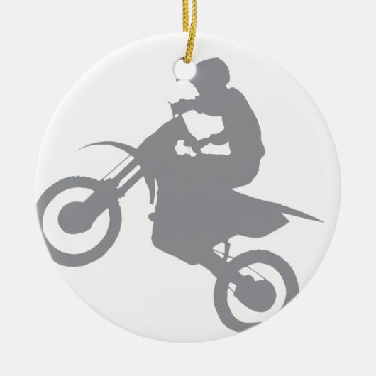 SCHMUTZ-FAHRRAD (grau) Keramikornament (Vorne)