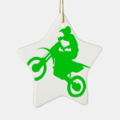 SCHMUTZ-FAHRRAD (Grün) Keramikornament (Rechts)