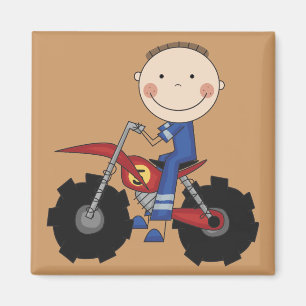 Schmutz-Fahrrad - Jungen-T-Shirts und Geschenke Magnet