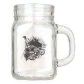 Schmutz-Fahrrad-PulloverMotocross Einmachglas (Vorderseite)