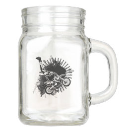 Schmutz-Fahrrad-PulloverMotocross Einmachglas