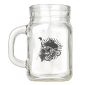 Schmutz-Fahrrad-PulloverMotocross Einmachglas (Rückseite)