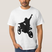 Schmutz-Fahrrad (Schwarzes) T-Shirt (Vorderseite)