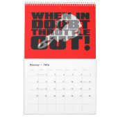 Schmutz-Fahrradmotocross-Kalender Kalender (Feb 2026)