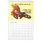 Schmutz-Fahrradmotocross-Kalender Kalender (Jan 2026)