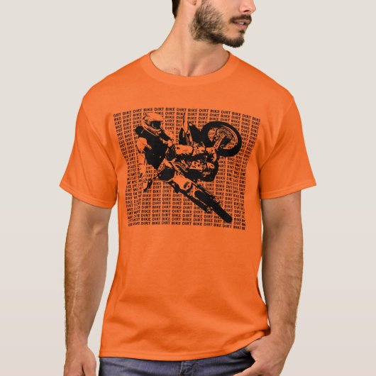 Schmutz-Fahrradmotocross-Shirt T-Shirt (Vorderseite)