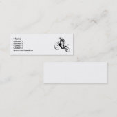 Schmutz-Fahrradmotocross-Visitenkarte Mini Visitenkarte (Vorne/Hinten)