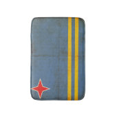 Schmutz-Flagge von Aruba (die Niederlande) Badematte (Vorderseite Vertikal)